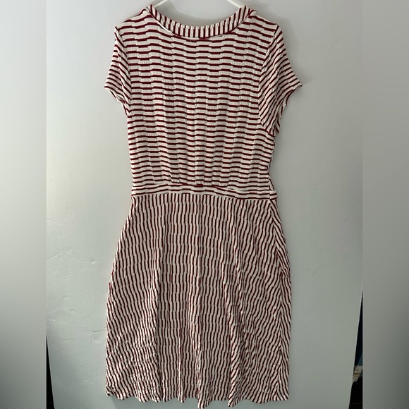 Anthropologie Maeve Paladino Textured Wrap Dress Size XL - Picture 8 of 8